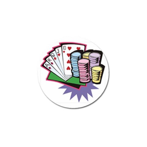 Ultimate Poker Golf Ball Marker (10 pack) from ArtsNow.com Front