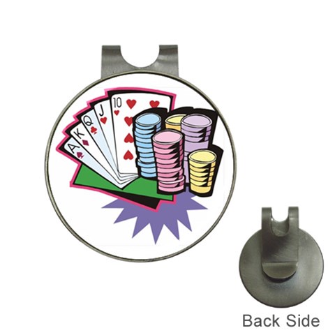 Ultimate Poker Golf Ball Marker Hat Clip from ArtsNow.com Front