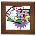 Poker D5 Framed Tile