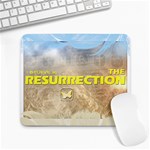 ibelieveintheresurrectionwp Large Mousepad