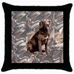 Chessie Throw Pillow Case (Black)