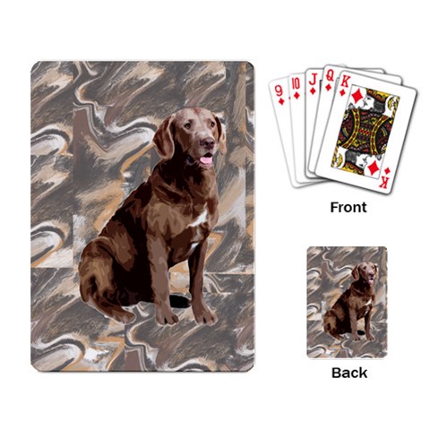 Chessie Playing Cards Single Design from ArtsNow.com Back