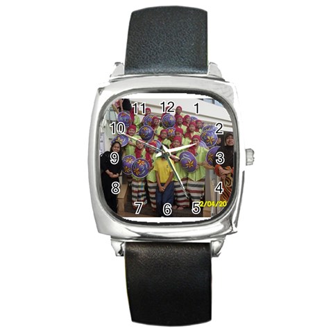photo 1 Square Metal Watch from ArtsNow.com Front