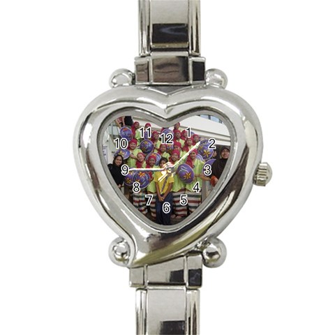 photo 1 Heart Italian Charm Watch from ArtsNow.com Front