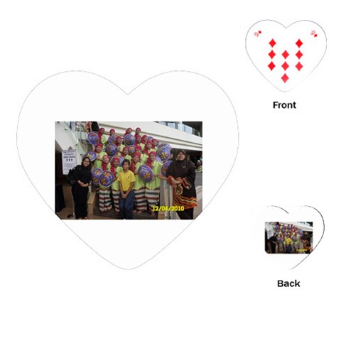 photo 1 Playing Cards (Heart) from ArtsNow.com Front