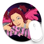 Vixember Logo Round Mousepad