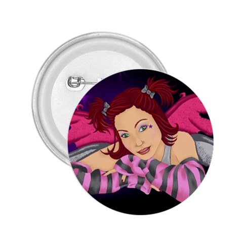 Vixember Logo 2.25  Button from ArtsNow.com Front