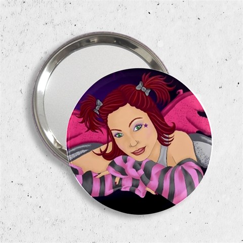 Vixember Logo 2.25  Handbag Mirror from ArtsNow.com Front