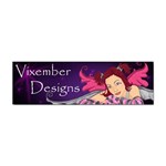 Vixember Logo Sticker Bumper (10 pack)