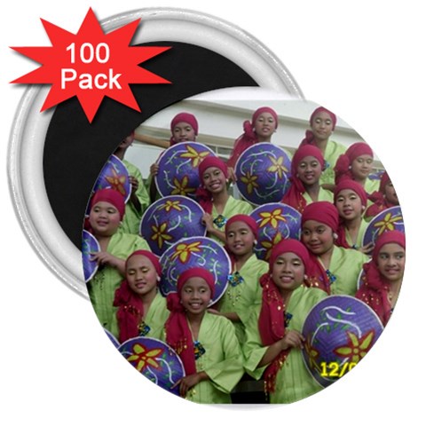 SDC10170 3  Magnet (100 pack) from ArtsNow.com Front