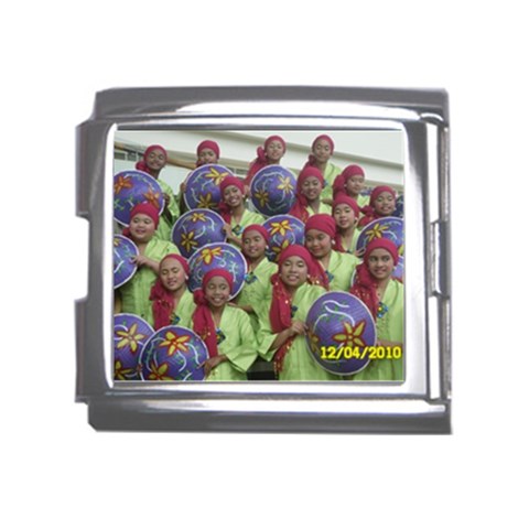 SDC10170 Mega Link Italian Charm (18mm) from ArtsNow.com Front