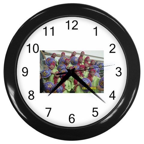 SDC10170 Wall Clock (Black) from ArtsNow.com Front