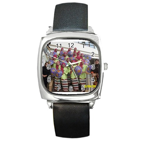 SDC10169 Square Metal Watch from ArtsNow.com Front