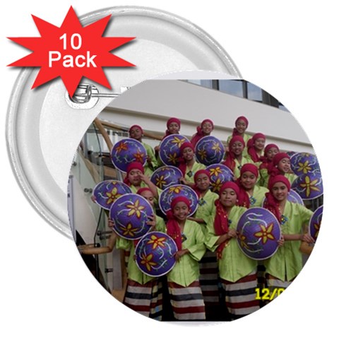 SDC10168 3  Button (10 pack) from ArtsNow.com Front