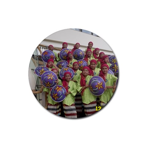 SDC10168 Rubber Round Coaster (4 pack) from ArtsNow.com Front