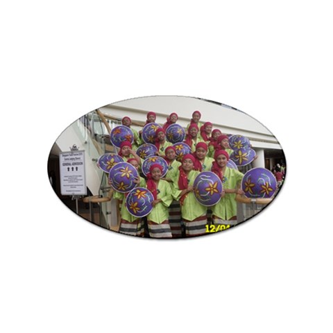 SDC10168 Sticker Oval (10 pack) from ArtsNow.com Front