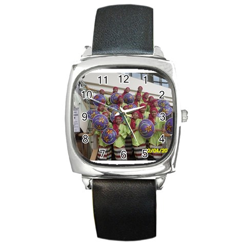 SDC10168 Square Metal Watch from ArtsNow.com Front