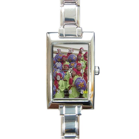 SDC10167 Rectangular Italian Charm Watch from ArtsNow.com Front