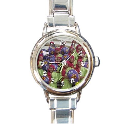 SDC10167 Round Italian Charm Watch from ArtsNow.com Front