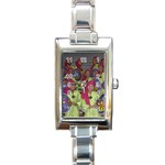 SDC10129 Rectangular Italian Charm Watch