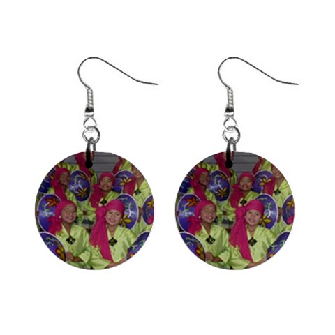 SDC10129 1  Button Earrings from ArtsNow.com Front