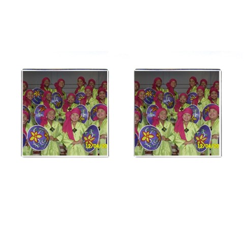 SDC10129 Cufflinks (Square) from ArtsNow.com Front(Pair)