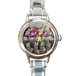 SDC10162 Round Italian Charm Watch