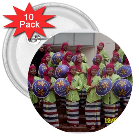 SDC10162 3  Button (10 pack) from ArtsNow.com Front