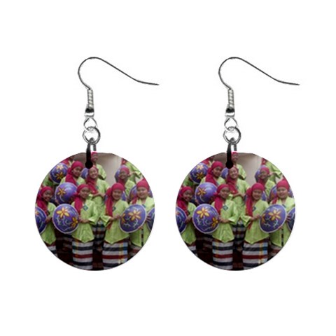 SDC10162 1  Button Earrings from ArtsNow.com Front