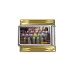 SDC10162 Gold Trim Italian Charm (9mm)