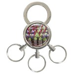 SDC10162 3-Ring Key Chain