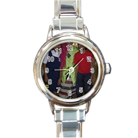 SDC10132 Round Italian Charm Watch from ArtsNow.com Front