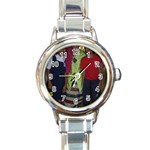 SDC10132 Round Italian Charm Watch