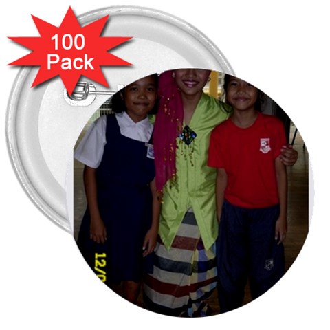 SDC10132 3  Button (100 pack) from ArtsNow.com Front