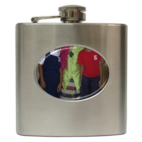 SDC10132 Hip Flask (6 oz) from ArtsNow.com Front