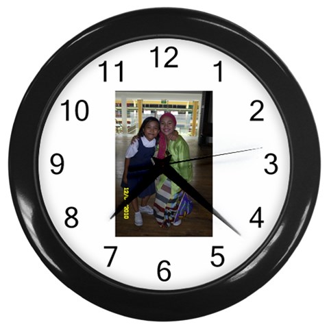 SDC10131 Wall Clock (Black) from ArtsNow.com Front