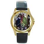 SDC10131 Round Gold Metal Watch