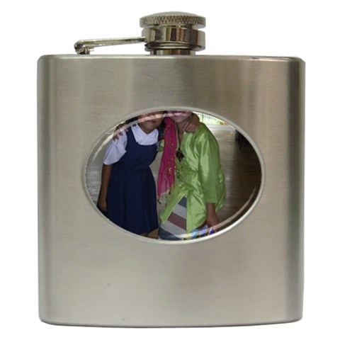 SDC10131 Hip Flask (6 oz) from ArtsNow.com Front