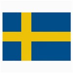 Swedish Flag Glasses Cloth (Large, Two Sides)