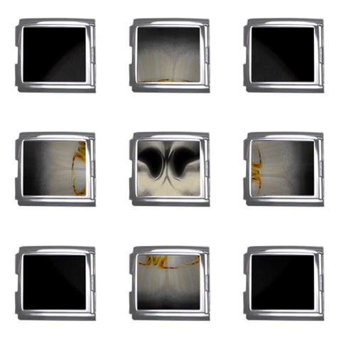 Aliens grey Mega Link Italian Charm (9 pack) from ArtsNow.com Front