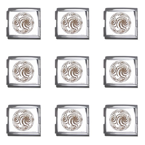 Snow Leopard Mega Link Italian Charm (9 pack) from ArtsNow.com Front