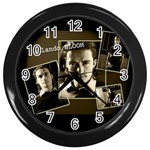 orlando-bloom-wallpaper_1024x768 Wall Clock (Black)