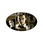 orlando-bloom-wallpaper_1024x768 Sticker (Oval)