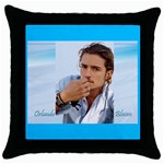 orlando_bloom_8 Throw Pillow Case (Black)