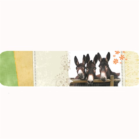 Three donks Large Bar Mat from ArtsNow.com 32 x8.5  Bar Mat