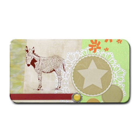 Donkey foal Medium Bar Mat from ArtsNow.com 16 x8.5  Bar Mat