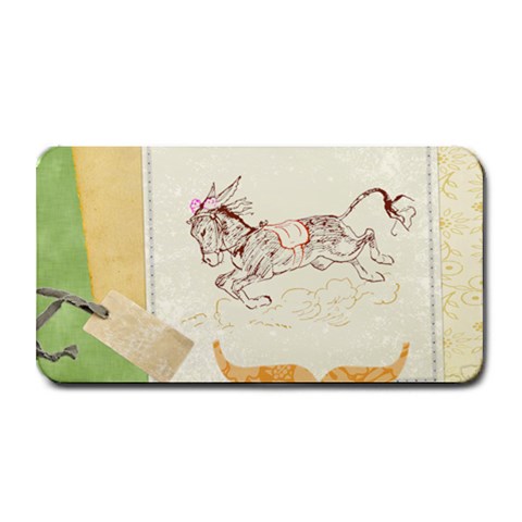 Leaping donkey Medium Bar Mat from ArtsNow.com 16 x8.5  Bar Mat