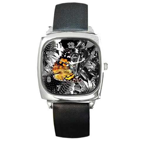 362954323_94fafe3a92 Square Metal Watch from ArtsNow.com Front