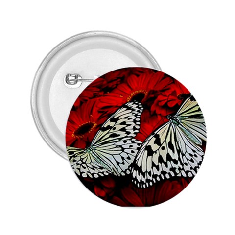 butterfly 2.25  Button from ArtsNow.com Front