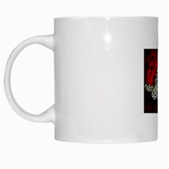 butterfly White Mug from ArtsNow.com Left